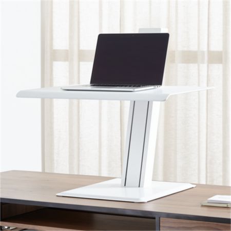 Humanscale White Laptop Quickstand Eco Standing Desk Converter