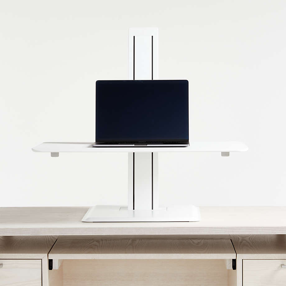 Humanscale White Laptop Quickstand Eco Standing Desk Converter