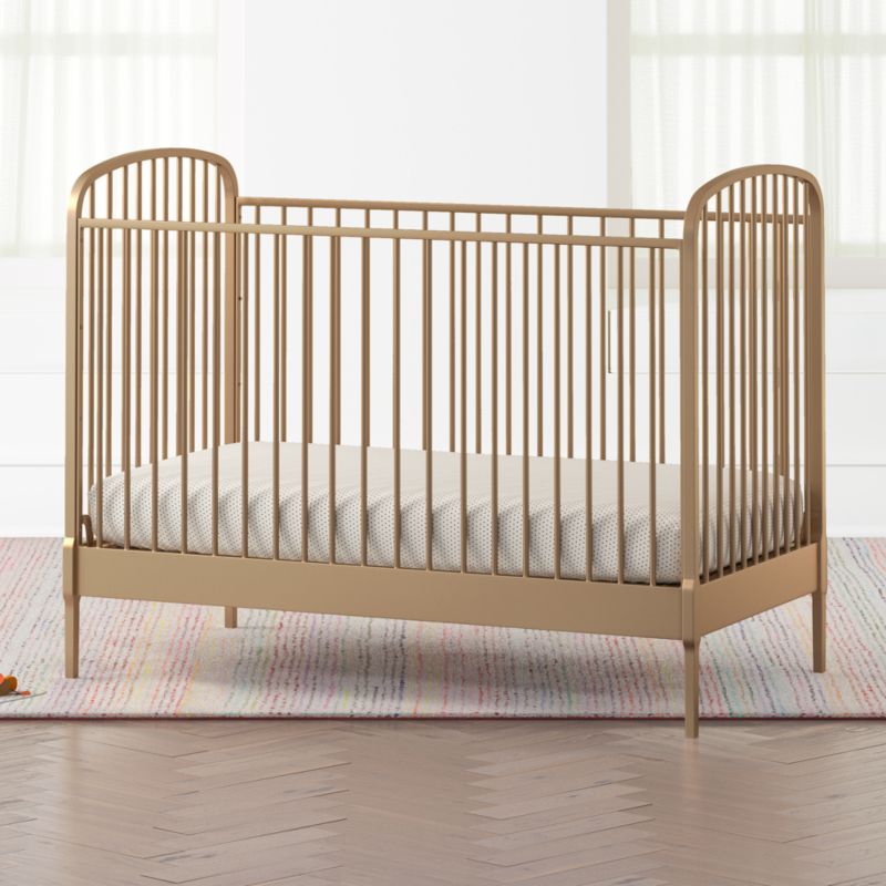 baby crib gold