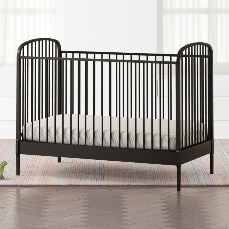 Larkin Black Metal Crib + Reviews 