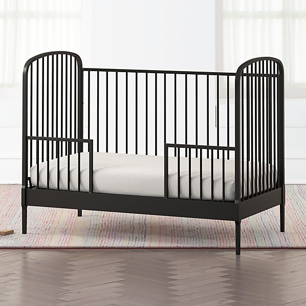 Larkin Black Metal Crib Reviews Crate And Barrel