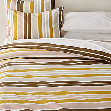 Striped Duvet Bedding Crate And Barrel