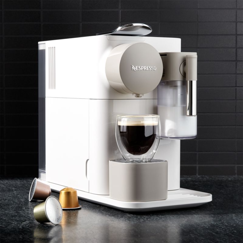 white coffee maker