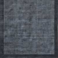 Laval Viscose Border Blue Rug 12"x18" Swatch