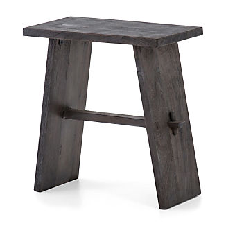 Mortise And Tenon Furniture Crate Barrel Lax Reclaimed Wood End Table