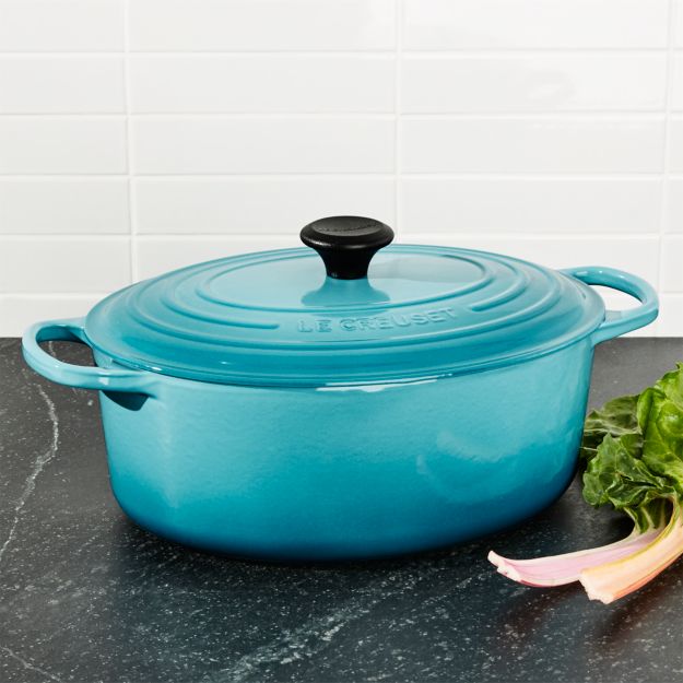 Le creuset caribbean blue