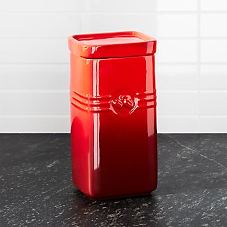 Le Creuset ® Cerise Red Coffee Storage Jar