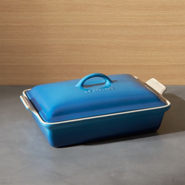 Le Creuset ® Heritage 4-Qt. Marseille Rectangular Casserole Dish with Lid