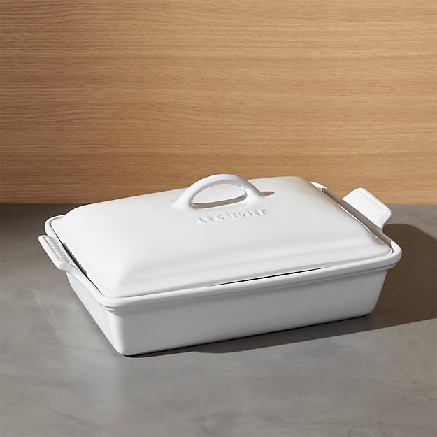 le creuset 3.1 qt.rectangular baking dis le creuset 3.1 qt.rectangular baking dis