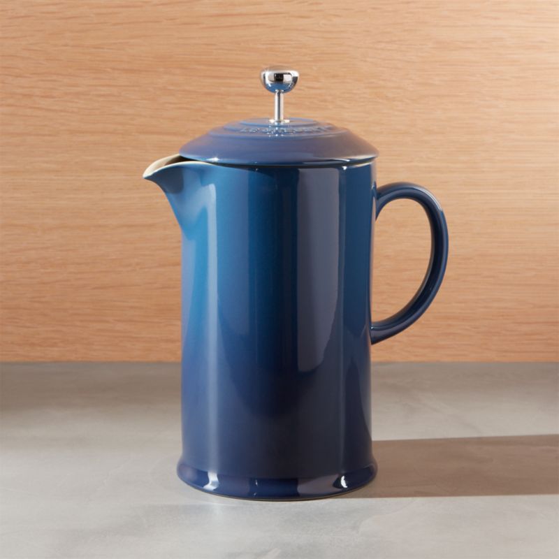 Le Creuset Ink French Press + Reviews Crate and Barrel