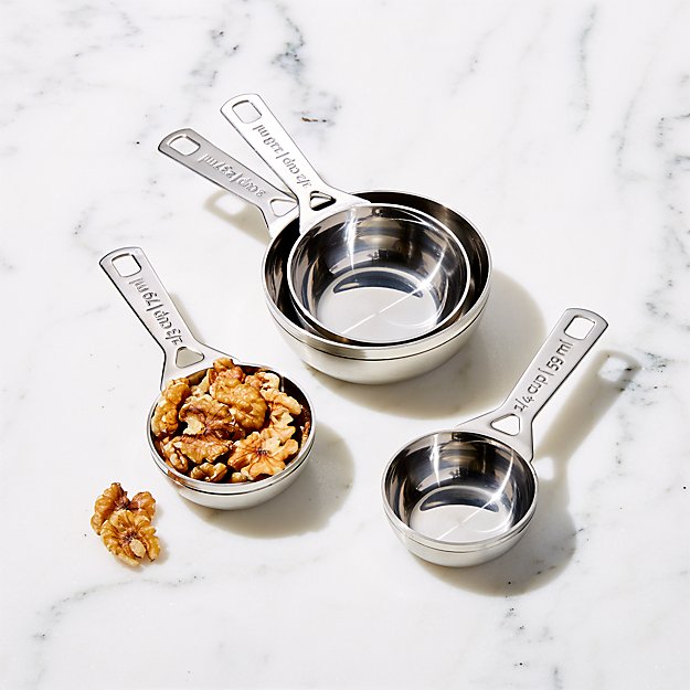 Le Creuset ® Stainless Steel Measuring Cups Crate and Barrel