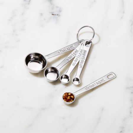 Le Creuset Stainless Steel Measuring Spoon Set Reviews Crate