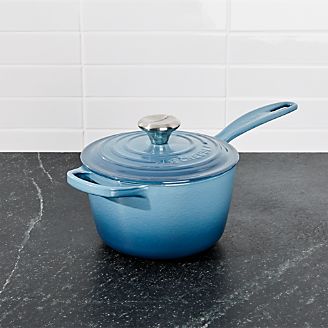 Le Creuset ® Signature 1.75-qt. Marine Blue Saucepan with Lid