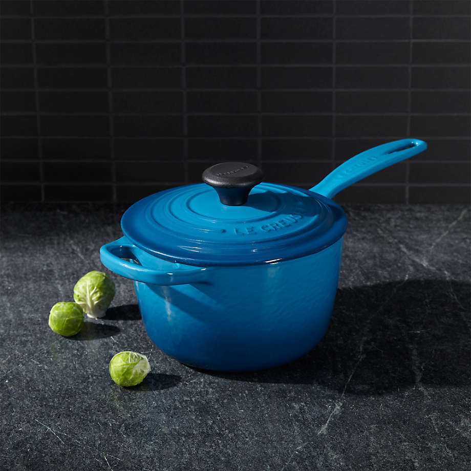 Le Creuset Signature 1.75-Qt. Marseille Saucepan with Lid | Crate and ...