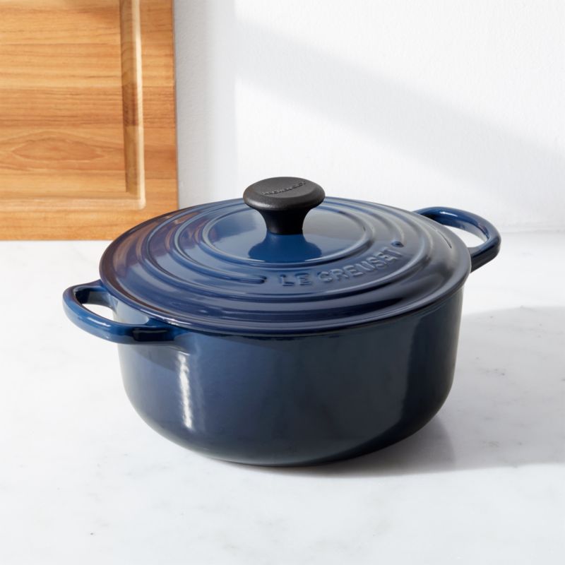 Le Creuset Signature Ink 2.75-Qt. Round Dutch Oven + Reviews | Crate ...