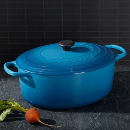 Le Creuset Signature Marseilles 9 5 Qt Oval Dutch Oven Reviews