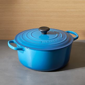 Le Creuset ® Signature 7.25-Qt. Round Marseille Blue French Oven with Lid