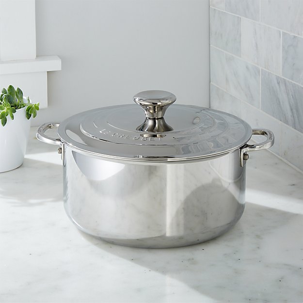 Le Creuset ® Signature Stainless Steel 5.5Qt. Casserole with Lid