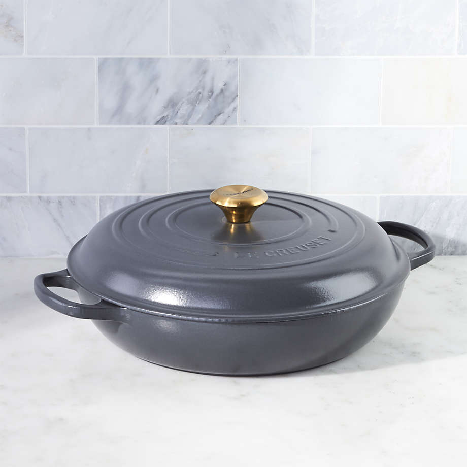 Le Creuset Signature 5-Qt. Graphite Grey Everyday Pan + Reviews | Crate