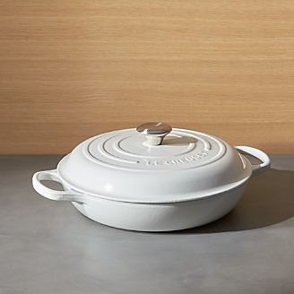 Le Creuset ® Signature 3.75-qt. White Everyday Pan