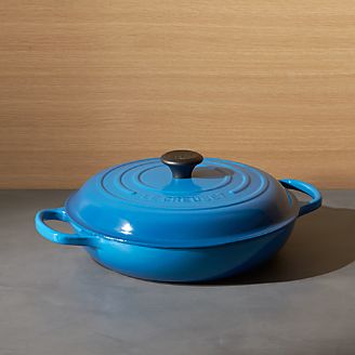 Le Creuset ® Signature 3.75qt Marseille Blue Everyday Pan