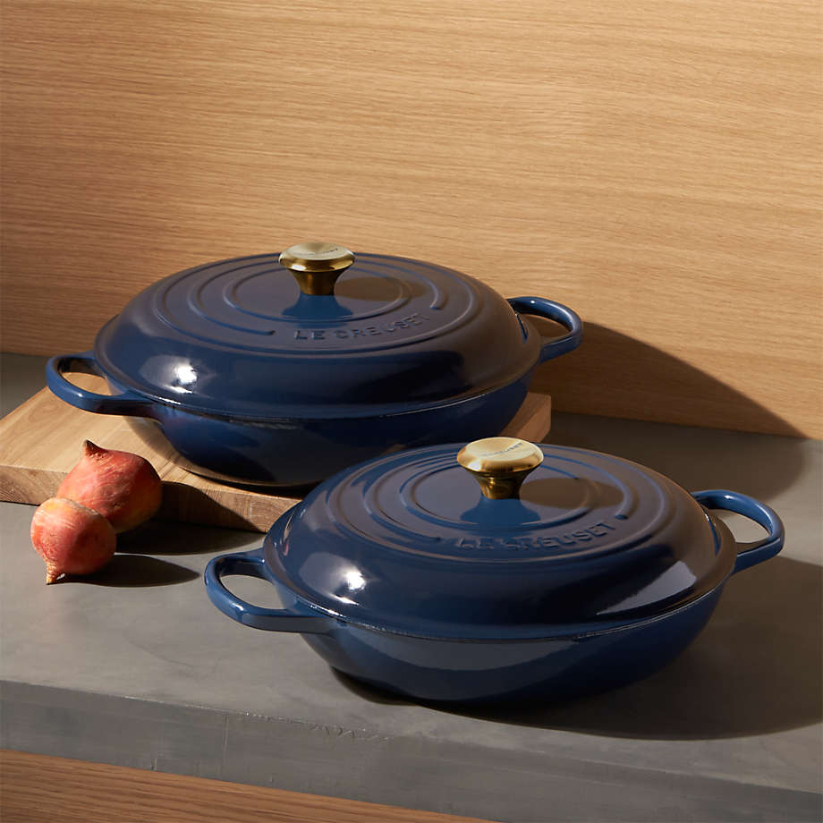 Le Creuset Signature Ink Everyday Pans | Crate and Barrel