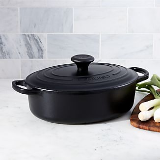 Le Creuset ® Signature 3.5-Qt. Oval Licorice French Oven with Lid