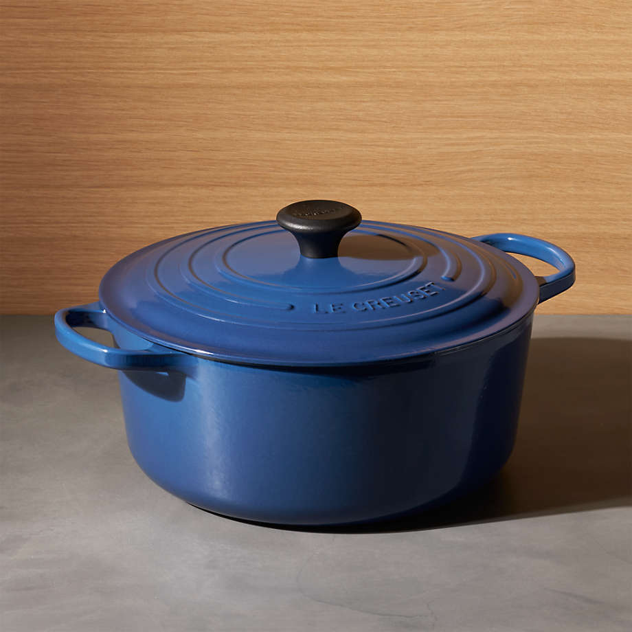 Le Creuset Signature 7.25 qt. Round Ink Dutch Oven with Lid + Reviews
