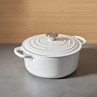 Le Creuset ® Signature 5.5-Qt. Round White French Oven with Lid