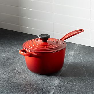 Le Creuset ® Signature 1.75 qt. Cerise Red Saucepan with Lid
