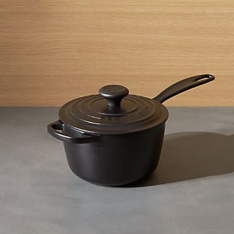 Le Creuset ® Signature 1.75 qt. Licorice Saucepan with Lid