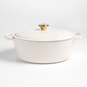 Le Creuset Signature ® 8-Qt. Cream Enameled Cast Iron Oval Dutch Oven