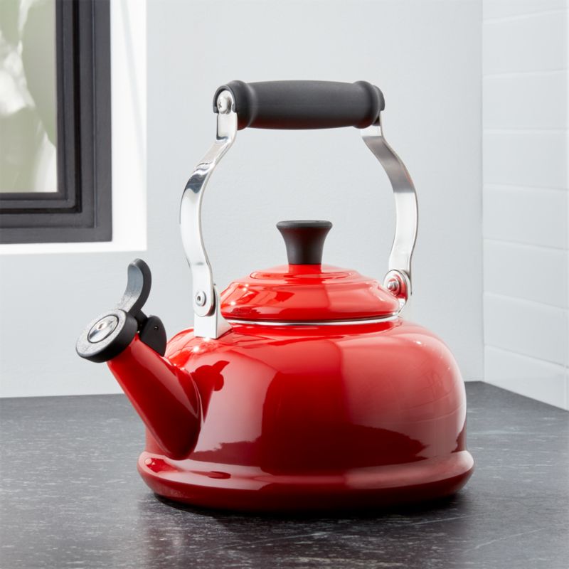 Le Creuset Classic Cerise Red Kettle + 