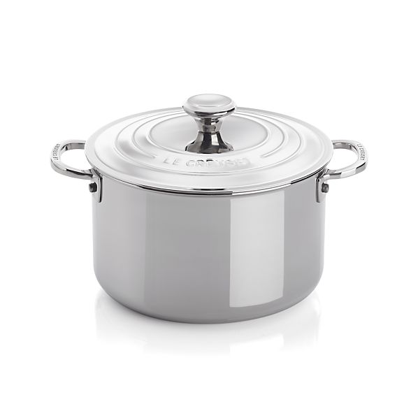 Le Creuset ® Signature 4 qt. Stainless Steel Casserole with Lid in ...