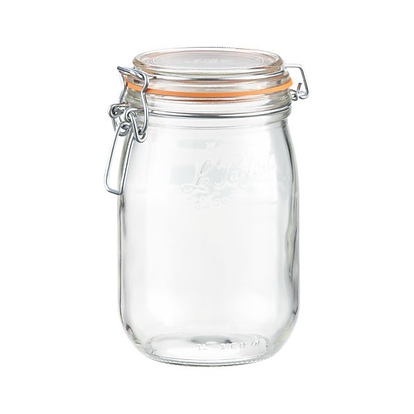 Le Parfait 1 Liter Jar | Crate and Barrel