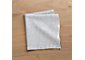 Liam Grey Striped Linen Cloth Dinner Napkin