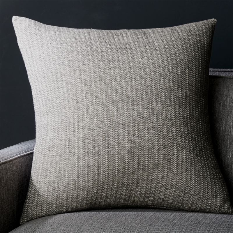 Liano 23 Grey Monochrome Pillow Crate And Barrel
