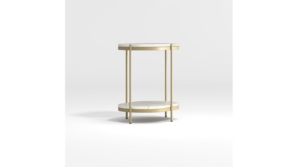 Lila Oval Nightstand Crate and Barrel Canada