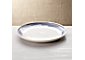Lina Blue Stripe Round Platter