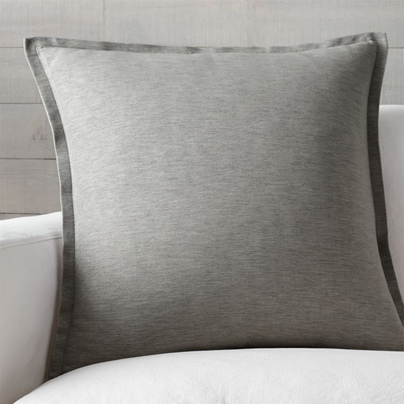 Grey Throw Pillow Crate and Barrel