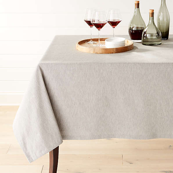 grey tablecloths for sale