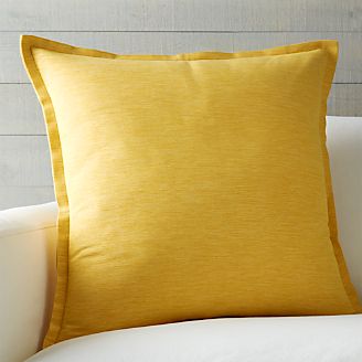 Linden Saffron Yellow 23" Pillow