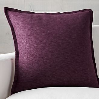 Linden 23" Plum Purple Pillow