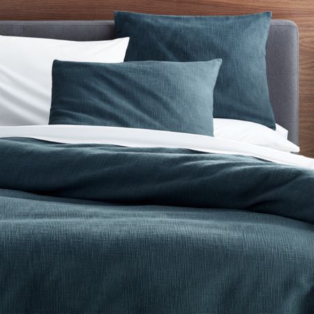 Lindstrom Blue Full Queen Duvet Cover Reviews Crate And Barrel