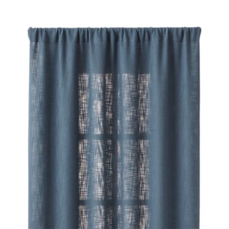 Lindstrom Blue 48 X108 Curtain Panel Reviews Crate And Barrel