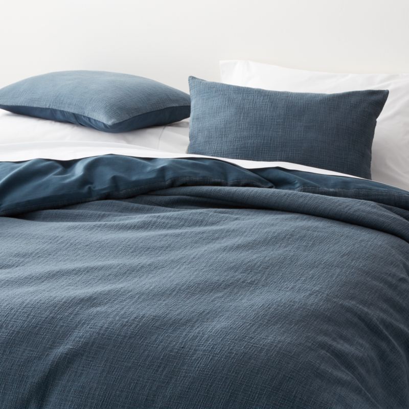 Lindstrom Blue King Duvet Cover Reviews Crate And Barrel