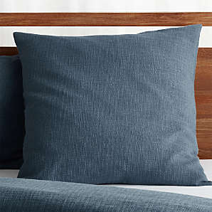 light blue euro sham