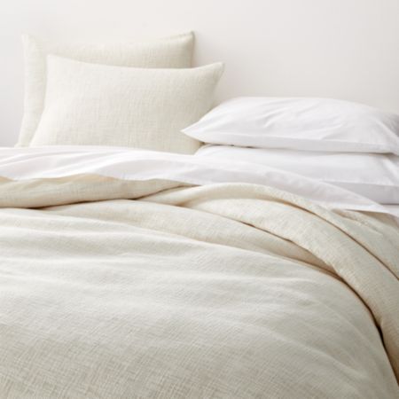 Lindstrom Ivory King Duvet Cover Reviews Crate And Barrel