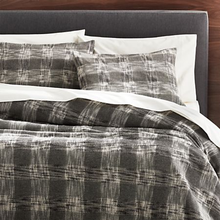 Lindstrom Lattice Duvet Covers And Pillow Shams Crate And Barrel
