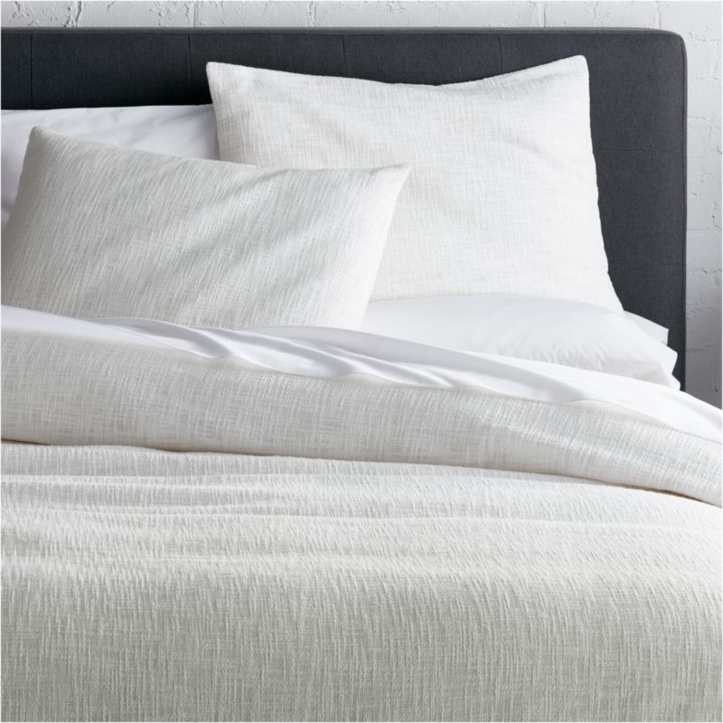 lindstrom white duvet covers and pillow shams crate and